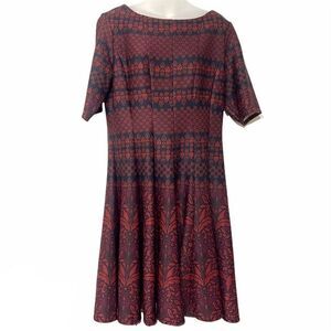 Julian Taylor fit and flare dress ponte 16 EUC